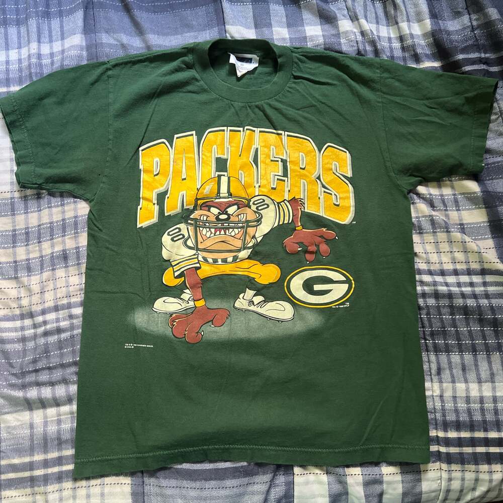 Vintage 90s New York Yankees Taz Looney Tunes Blue...